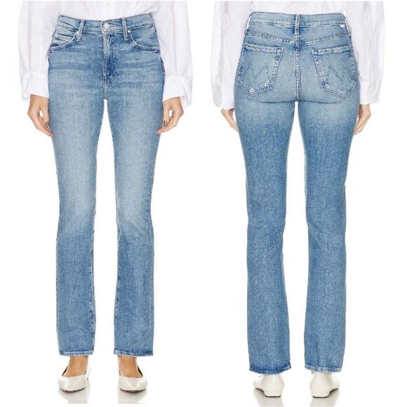 NEW MOTHER The Rascal Skimp in Punk Charming High Rise Slim Straight Size 28 - Picture 1 of 11